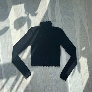 Aritzia Wilfred Ruffled Long Sleeve